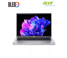 Laptop Acer Swift | Go 14 OLED-Sliver [ i7-13620H/8GB/512GB PCIE /14"OLED- 2.8K/DOS ]